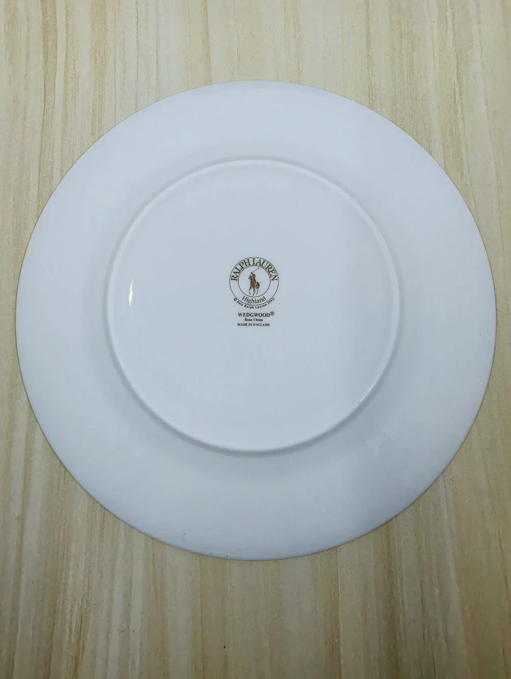 Wedgwood Ralph Lauren Highland Pattern Salad Plate Green Red Tartan Border